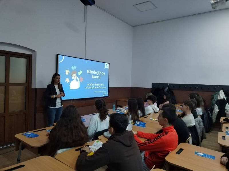 Ateliere de gândire critică și dezinformare 